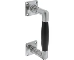 INTERSTEEL Deurgreep Ton Basic 150 Mm Nikkel Mat/ebbenhout