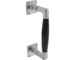 INTERSTEEL Deurgreep Ton Basic 180 Mm Nikkel Mat/ebbenhout