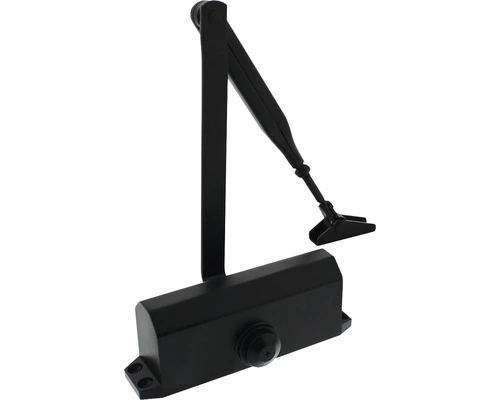 INTERSTEEL Deurdranger Met Schaararm DR122 Zwart 1 INTERSTEEL Deurdranger Met Schaararm DR122 Zwart