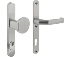 INTERSTEEL Veiligheidsbeslag Ovaal Smal Duw/kruk PC92 Anti-kerntrek Aluminium F1