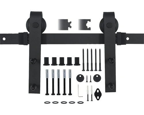 STARX Schuifdeursysteem Retro Mat Zwart 2 STARX Schuifdeursysteem Retro Mat Zwart - Afbeelding 2