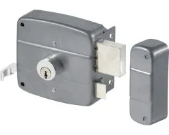 AXA Oplegslot 7490 DIN Links Antraciet