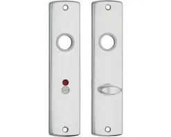 AXA Binnendeurschild Curve Toilet 63-8 Alu F1