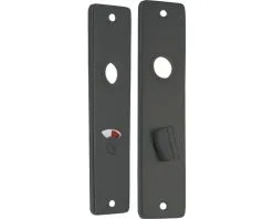 STARX WC-/badkamerschild 63/8 Zwart, 2 Stuks