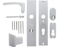 STARX Veiligheidsbeslag Recht Langschild Duw/kruk PC55/72 Anti-kerntrek Aluminium F1