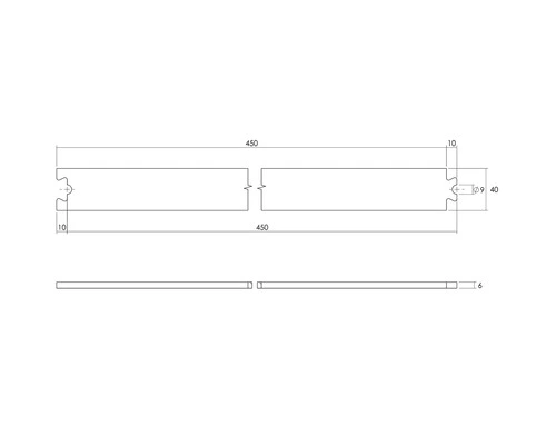 PERTURA 2500 Schuifdeursysteem Verlengrail 45 Centimeter Zwart 2 PERTURA 2500 Schuifdeursysteem Verlengrail 45 Centimeter Zwart - Afbeelding 2