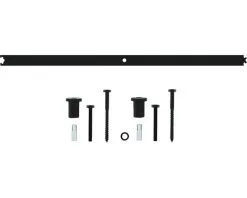 PERTURA 2500 Schuifdeursysteem Verlengrail 90 Centimeter Zwart