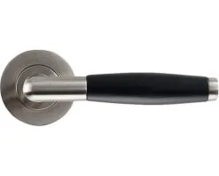 Deurkruk Paar Nostalgie Op Rozet Nikkel Mat