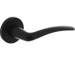 INTERSTEEL Deurkruk Paar Zaia Op Rozet Zwart Mat