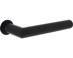 INTERSTEEL Deurkruk Paar Jura Op Minimalistisch Rozet Zwart Mat