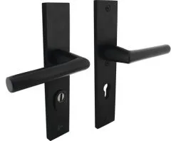 INTERSTEEL Veiligheidsbeslag Recht Kruk/kruk PC72 Zwart Mat