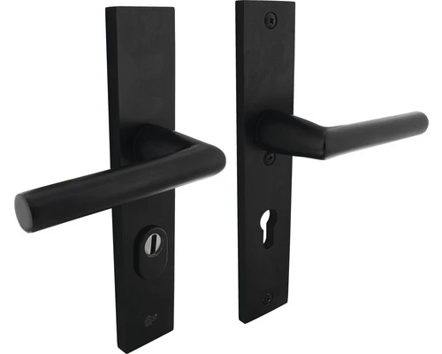 INTERSTEEL Veiligheidsbeslag Recht Kruk/kruk PC72 Zwart Mat 1 INTERSTEEL Veiligheidsbeslag Recht Kruk/kruk PC72 Zwart Mat