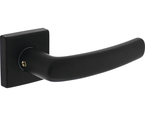 INTERSTEEL Deurkruk Paar Denham Op Vierkant Rozet Zwart Mat 1 INTERSTEEL Deurkruk Paar Denham Op Vierkant Rozet Zwart Mat