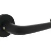 INTERSTEEL Deurkruk Paar Cue Op Rozet Zwart Mat
