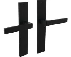 INTERSTEEL Deurkruk Paar Hera Op Blindschild Zwart Mat