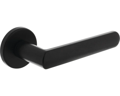 INTERSTEEL Deurkruk Paar Sora Op Rozet Zwart Mat 1 INTERSTEEL Deurkruk Paar Sora Op Rozet Zwart Mat