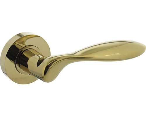 INTERSTEEL Deurkruk Paar George Op Rozet Messing Titaan PVD 1 INTERSTEEL Deurkruk Paar George Op Rozet Messing Titaan PVD
