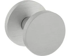 INTERSTEEL Voordeurknop Ø 55/60 Mm Eenzijdige Montage Aluminium F1