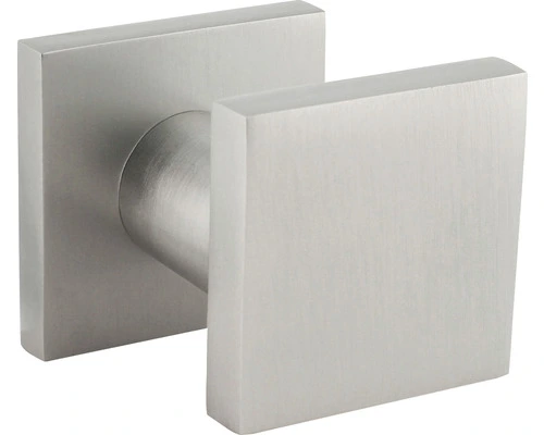 INTERSTEEL Voordeurknop 58x58/60 Mm Eenzijdige Montage Aluminium F1 1 INTERSTEEL Voordeurknop 58x58/60 Mm Eenzijdige Montage Aluminium F1