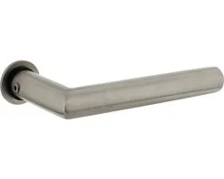 INTERSTEEL Deurkruk Paar Jura Op Minimalistisch Rozet RVS Geborsteld