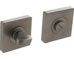 INTERSTEEL Rozet Vierkant Met WC-/badkamersluiting Antraciet