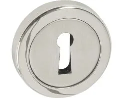 Rozet Rond Met Sleutelgat RVS-look