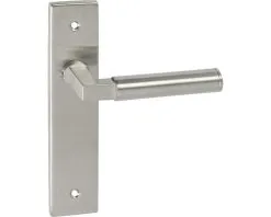 Deurkruk Paar Arkitekt Op Blindschild RVS