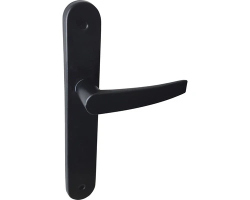 Deurkruk Paar Polo Op Blindschild Zwart 1 Deurkruk Paar Polo Op Blindschild Zwart