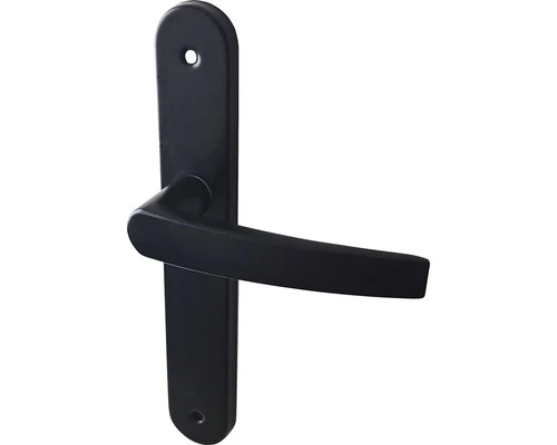 Deurkruk Paar Polo Op Blindschild Zwart 2 Deurkruk Paar Polo Op Blindschild Zwart - Afbeelding 2