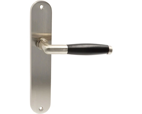 Deurkruk Paar Ensuite Op Blindschild Nikkel Mat 1 Deurkruk Paar Ensuite Op Blindschild Nikkel Mat