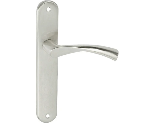 Deurkruk Paar Brova Op Blindschild Nikkel Mat 1 Deurkruk Paar Brova Op Blindschild Nikkel Mat