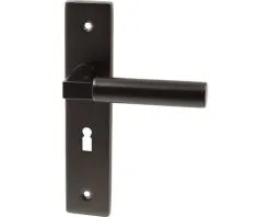 Deurkruk Paar Casa Op Schild Met Sleutelgat SL56 Zwart PVD 5 Deurkruk Paar Casa Op Schild Met Sleutelgat SL56 Zwart PVD -Sloten Verkoopwinkel DV 8 10513259 03 4c NL 20211125103604