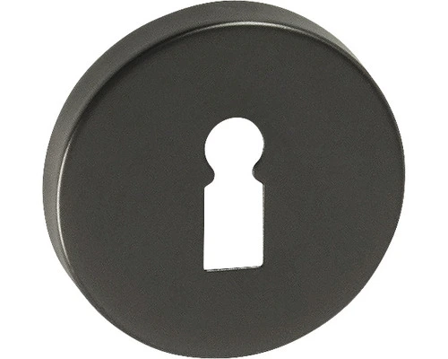 Rozet Rond Met Sleutelgat Zwart PVD, 2 Stuks 1 Rozet Rond Met Sleutelgat Zwart PVD, 2 Stuks