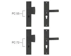STARX Veiligheidsbeslag Recht Kortschild Kruk/kruk PC55/72 Anti-kerntrek Zwart -Sloten Verkoopwinkel DV 8 10529445 02 4c NL 20220112214650