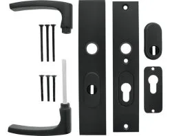 STARX Veiligheidsbeslag Recht Kortschild Kruk/kruk PC55/72 Anti-kerntrek Zwart