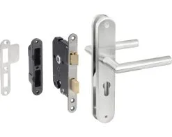 STARX Veiligheidsbeslag Ovaal Langschild Kruk/kruk PC55 RVS