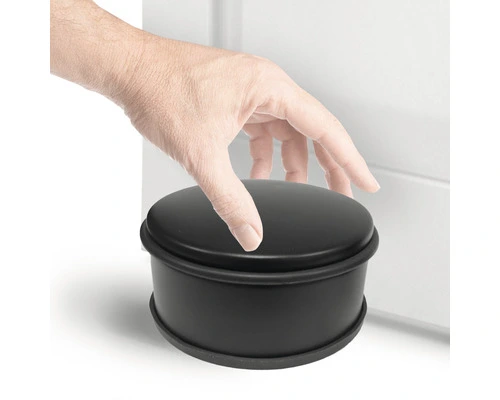 TARROX Deurstopper Ø 110x60 Mm Staal Zwart 3 TARROX Deurstopper Ø 110x60 Mm Staal Zwart - Afbeelding 3