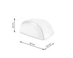 TARROX Deurstopper Halfrond Kunststof Transparant -Sloten Verkoopwinkel DV 8 10565302 04 4c NL 20220503184651