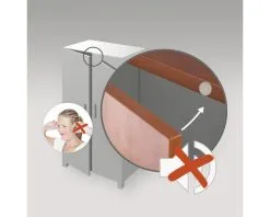 TARROX Wandbuffer Ø 40 Mm Zelfklevend/schroefbaar Kunststof Wit, 2 Stuks -Sloten Verkoopwinkel DV 8 10565303 04 4c NL 20220503184651