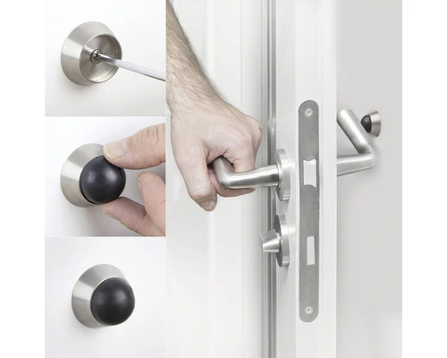 TARROX Deurstopper Ø 40x25 Mm RVS 5 TARROX Deurstopper Ø 40x25 Mm RVS - Afbeelding 5