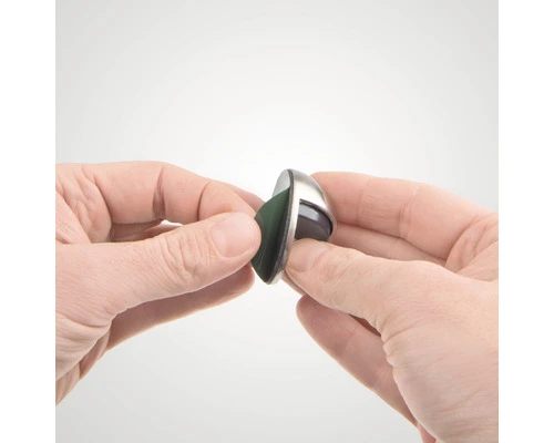 TARROX Deurstopper Ø 45x25 Mm Staal Vernikkeld 2 TARROX Deurstopper Ø 45x25 Mm Staal Vernikkeld - Afbeelding 2