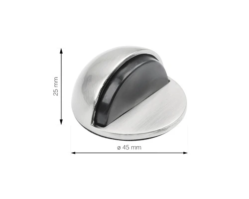 TARROX Deurstopper Ø 45x25 Mm Staal Vernikkeld 1 TARROX Deurstopper Ø 45x25 Mm Staal Vernikkeld