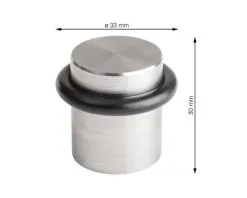 TARROX Deurstopper Ø 20x25 Mm RVS 10 TARROX Deurstopper Ø 20x25 Mm RVS -Sloten Verkoopwinkel DV 8 10565309 05 4c NL 20220505051659