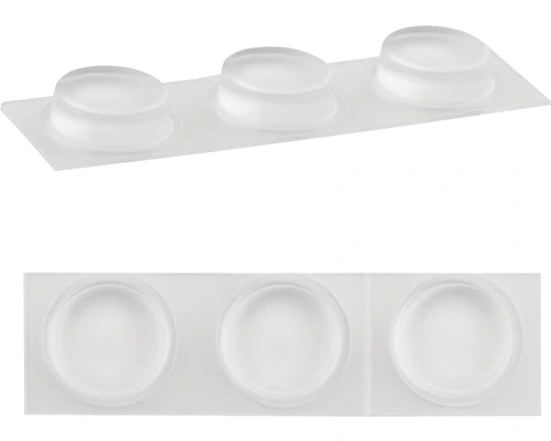 TARROX Wandbuffer Ø 40 Mm Zelfklevend/schroefbaar Kunststof Wit, 6 Stuks 2 TARROX Wandbuffer Ø 40 Mm Zelfklevend/schroefbaar Kunststof Wit, 6 Stuks - Afbeelding 2