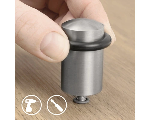 TARROX Deurstopper Ø 35x46 Mm RVS 5 TARROX Deurstopper Ø 35x46 Mm RVS - Afbeelding 5