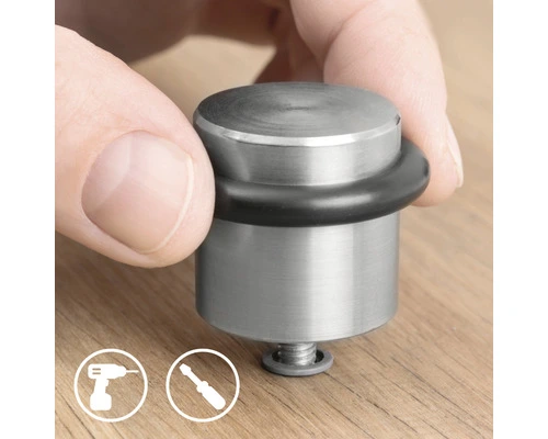 TARROX Deurstopper Ø 30x38 Mm RVS 4 TARROX Deurstopper Ø 30x38 Mm RVS - Afbeelding 4