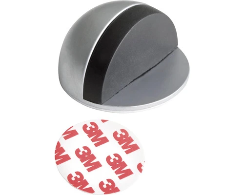 TARROX Deurstopper Ø 45x25 Mm Staal Chroom Mat 1 TARROX Deurstopper Ø 45x25 Mm Staal Chroom Mat