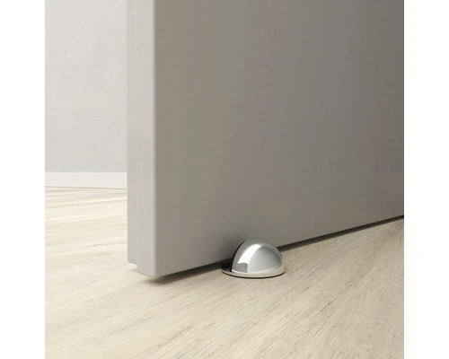 TARROX Deurstopper Ø 45x25 Mm Staal Vernikkeld 3 TARROX Deurstopper Ø 45x25 Mm Staal Vernikkeld - Afbeelding 3