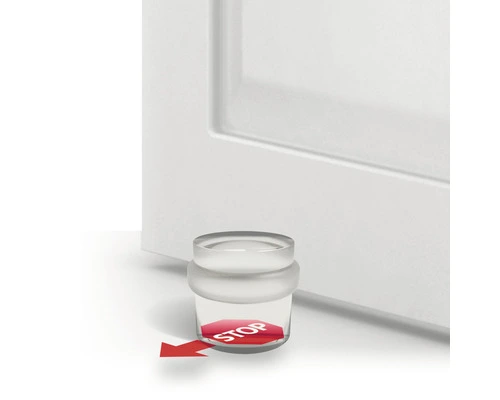 TARROX Deurstopper Ø 38x30 Mm Kunststof Transparant 4 TARROX Deurstopper Ø 38x30 Mm Kunststof Transparant - Afbeelding 4