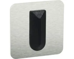 TARROX Wandbuffer T4 33x33 Mm Zelfklevend RVS Geborsteld